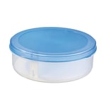 Afbeelding van Sunware Club Cuisine taartdoos | met lift | transparant/blauw | 35 cm | SUN08700663