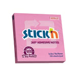 Afbeelding van Stick'n memoblok | 360 graden lijmrand | 76 x 76 mm | roze | 100 vel | STI21554