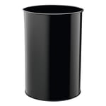 Afbeelding van Durable 330301 vuilnisbak | metaal | zwart | 30 liter | DUR330301
