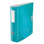 Afbeelding van Leitz 1106 Active WOW ordner | A4 | plastic | ijsblauw metallic | 75mm | LEI11060051