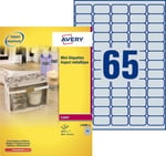 Afbeelding van Avery Zweckform L7690-25 etiketten | neon metallic | 38,1 mm x 21,2 mm | 1625 etiketten | AVEL7690-25