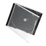 Afbeelding van CD-doosje | transparant | zwarte tray | 100 stuks | SNELCD100