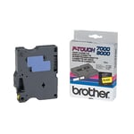 Afbeelding van Brother TX-631 tape zwart op geel 12mm x 15m (origineel) | BROTX631