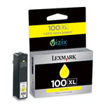 Afbeelding van Lexmark 14N1071 nr. 100XL inktcartridge geel hoge capaciteit (origineel) | LEX14N1071