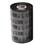 Afbeelding van Zebra 2100 / 02100BK15645 wax ribbon 156mm x 450m 12 stuks (origineel) | ZEB02100BK15645