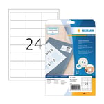 Afbeelding van Herma 4820 inkjet etiketten | A4 | 66 x 33,8 mm | wit | 600 etiketten | HER4820