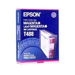 Afbeelding van Epson T488 inktcartridge licht magenta / magenta origineel (origineel) | EPST488
