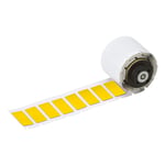 Afbeelding van Brady M6-02-7593-YL gelamineerde polyester labels geel | 27 mm x 12,45 mm (origineel) | BRAM6-02-7593-YL