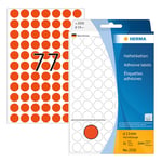 Afbeelding van Herma 2232 multifunctionele etiketten | 13 mm | rond | rood | 2464 etiketten | HER2232