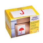 Afbeelding van Avery Zweckform 7252 waarschuwingsetiketten | keep dry | 200 etiketten | AVEAV-7252