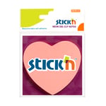 Afbeelding van Stick'n Die-Cut notes hart | 70 x 70 mm | neon-roze | 50 vel | STI21448
