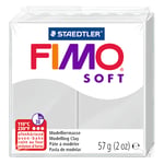 Afbeelding van Fimo 8020-80 klei soft | boetseerklei | dolfijngrijs | 57 gram | STA8020-80