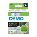 Afbeelding van DYMO S0720540 / 45014 tape blauw op wit 12mm (origineel) | 45014