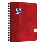 Afbeelding van Oxford 400103999 Touch spiraalblok | A5 | gelinieerd | rood | 70 vel | OXF400103999
