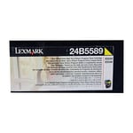 Afbeelding van Lexmark 24B5589 toner cartridge geel (origineel) | LEX24B5589