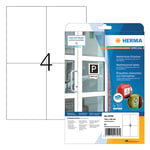 Afbeelding van Herma 10796 geïmpregneerde etiketten | weerbestendig | A4 | 105 x 148 mm | 80 etiketten | HER10796