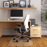 Afbeelding van Homemat bureaustoelmat | transparant | geschikt voor harde vloer | 120 cm x 90 cm | HOMFR129012EV