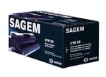 Afbeelding van Sagem CTR 33 toner cartridge + drum (origineel) | SAG-CTR33