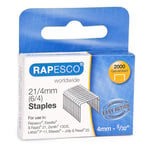 Afbeelding van Rapesco 21/4 nietjes | gegalvaniseerd | 2000 stuks | RAP1367