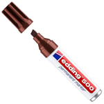Afbeelding van Edding 500 permanent marker | bruin | beitelvormige punt | 2-7 mm | EDD4-500007