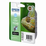 Afbeelding van Epson T0345 inktcartridge licht cyaan (origineel) | EPST034540