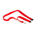 Afbeelding van Europel 121276 textielkoord met karabijnhaak | rood | 10 stuks | EUR121276