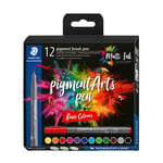 Afbeelding van Staedtler Pigment Arts brushpennen | Basic Colours | 12 stuks | STA371-C12-1