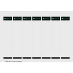 Afbeelding van Leitz 1681 printbare rugetiketten | wit | smal | 31 mm x 190 mm | 175 etiketten | LEI16810085