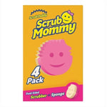Afbeelding van Scrub Daddy | Scrub Mommy sponzen | roze | 4 stuks | SD-SMSR4ST