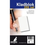 Afbeelding van Kangaro kladblok K-55000 | blanco | 115mm x 198mm | 50 gr. | 200 vel | KANK-55000