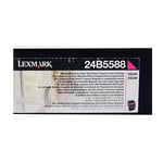 Afbeelding van Lexmark 24B5588 toner cartridge magenta (origineel) | LEX24B5588