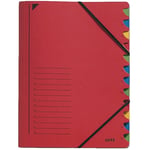 Afbeelding van Leitz sorteermap | rood | 12 tabsten | rood | LEI39120025