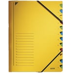 Afbeelding van Leitz sorteermap | geel | 12 tabs | LEI39120015