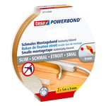Afbeelding van Tesa 55714-00000-00 Powerbond Smal dubbelzijdig tape | wit | 9 mm x 5 m | 2 stuks | TES55714-00000-00