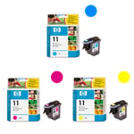 Afbeelding van HP bundel printkop 11 (cyan+ magenta+ yellow) | HPB-H-11cmy