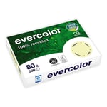 Afbeelding van Clairefontaine Evercolor gerecycled papier | lichtgeel | A4 | 80 gr. | 500 vel | CLA40005C
