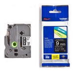 Afbeelding van Brother TZe-325 tape wit op zwart 9mm x 8m (origineel) | BROTZE325