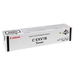 Afbeelding van Canon C-EXV 18 toner cartridge zwart (origineel) | CANC-EXV18