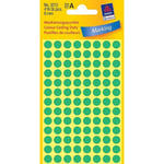 Afbeelding van Avery Zweckform 3012 markeringspunten | 8 mm | groen | 416 etiketten | AVE3012