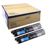 Afbeelding van Brother TN-329C toner cartridge cyaan 2 stuks (origineel) | BRB-TN329CTWIN
