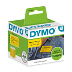 Afbeelding van Dymo 2133400 verzend- en naambadge etiketten geel (origineel) | DYM2133400