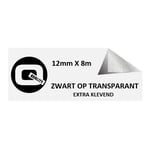 Afbeelding van Brother TZe-S131 tape zwart op transparant extra klevend 12mm x 8m (huismerk) | STTZe-S131