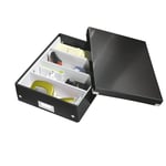 Afbeelding van Leitz 6058 WOW medium sorteerdoos | polypropyleen | zwart | LEI60580095