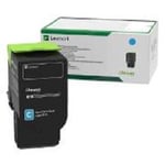 Afbeelding van Lexmark 78C20C0 toner cartridge cyaan (origineel) | LEX78C20C0
