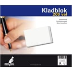 Afbeelding van Kangaro kladblok K-56000 | blanco | 198mm x 230mm | 50gr. | 200 vel | KANK-56000