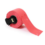 Afbeelding van Brady M6-25x75-7643-RD polyurethaan tags rood | 25 mm x 75 mm (origineel) | BRAM6-25X75-7643-RD
