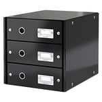 Afbeelding van Leitz 6048 ladeblok | zwart | 3 laden | LEI60480095