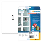 Afbeelding van Herma 10798 geïmpregneerde etiketten | weerbestendig | A4 | 210 x 297 mm | 20 etiketten | HER10798