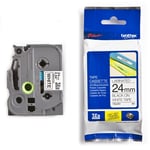 Afbeelding van Brother TZe-251 tape zwart op wit 24mm x 8m (origineel) | BROTZE251
