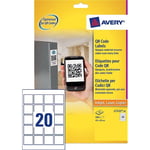 Afbeelding van Avery Zweckform L7121-25 QR-etiketten | 45 mm x 45 mm | 500 etiketten | AVEL7121-25